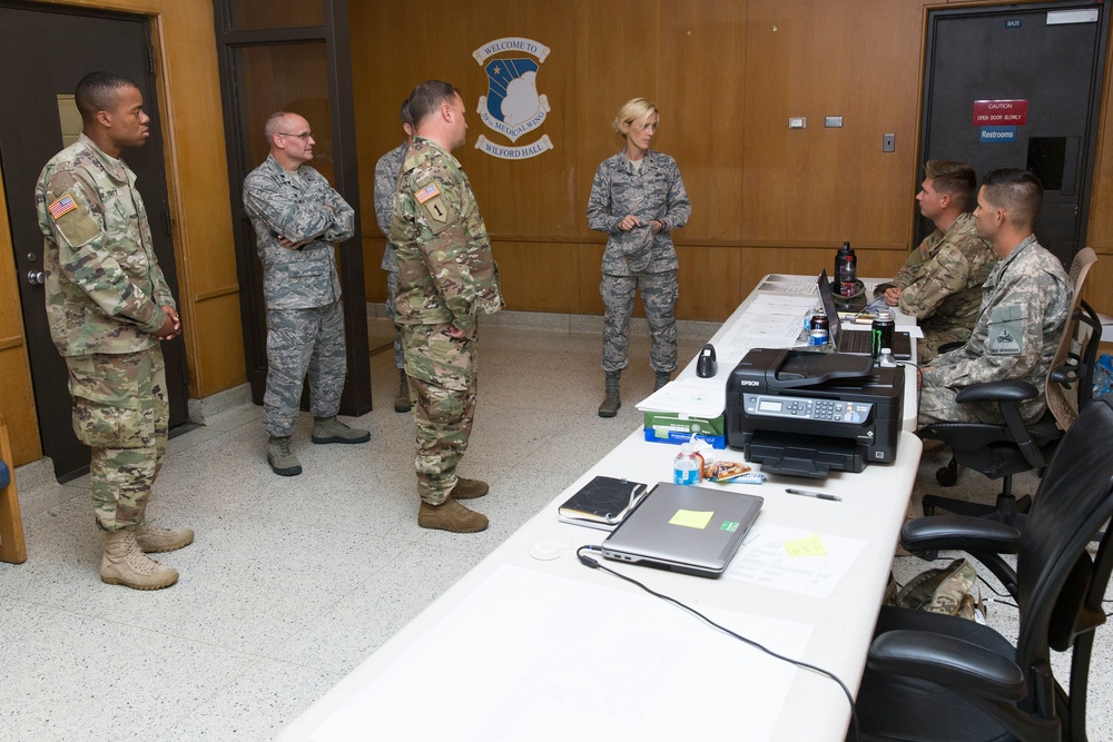 Brig. Gen. Heather L. Pringle visits Wilford Hall