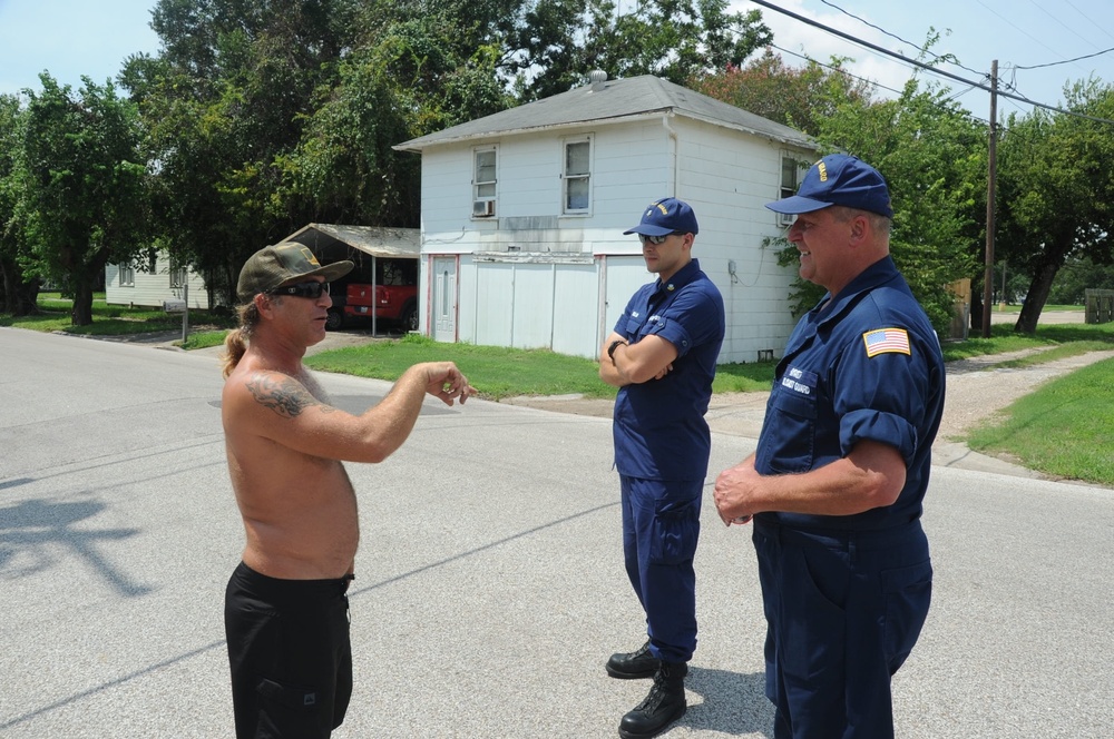 Coast Guard Pollution Response Teams assess damage after Hurricane Harvey