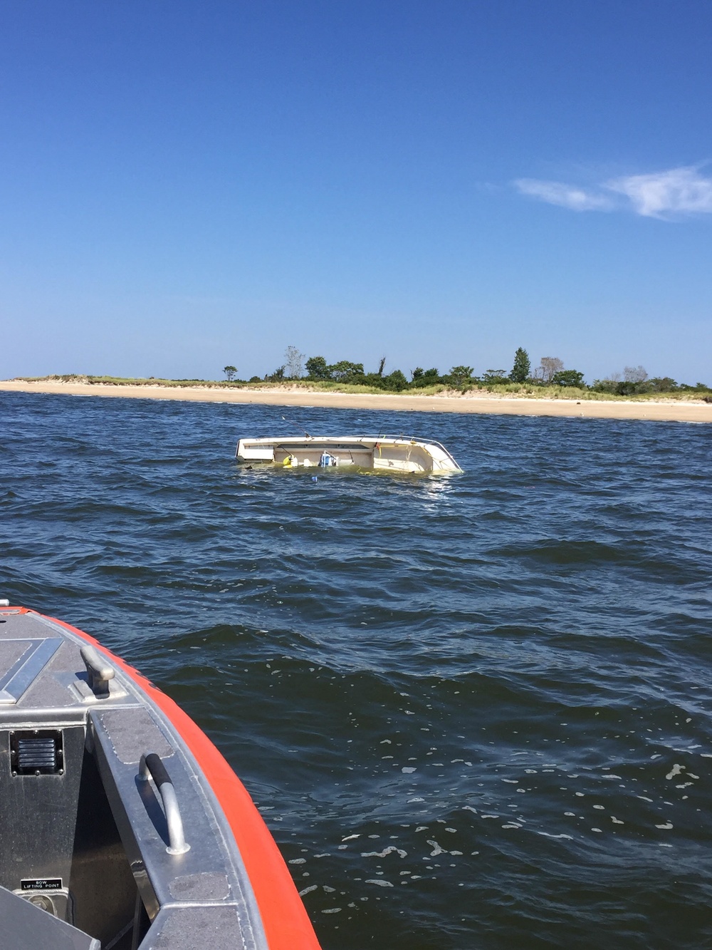 Coast Guard, good Samaritan rescues 6 people from capsized vessel near Sandy Hook, N.J.