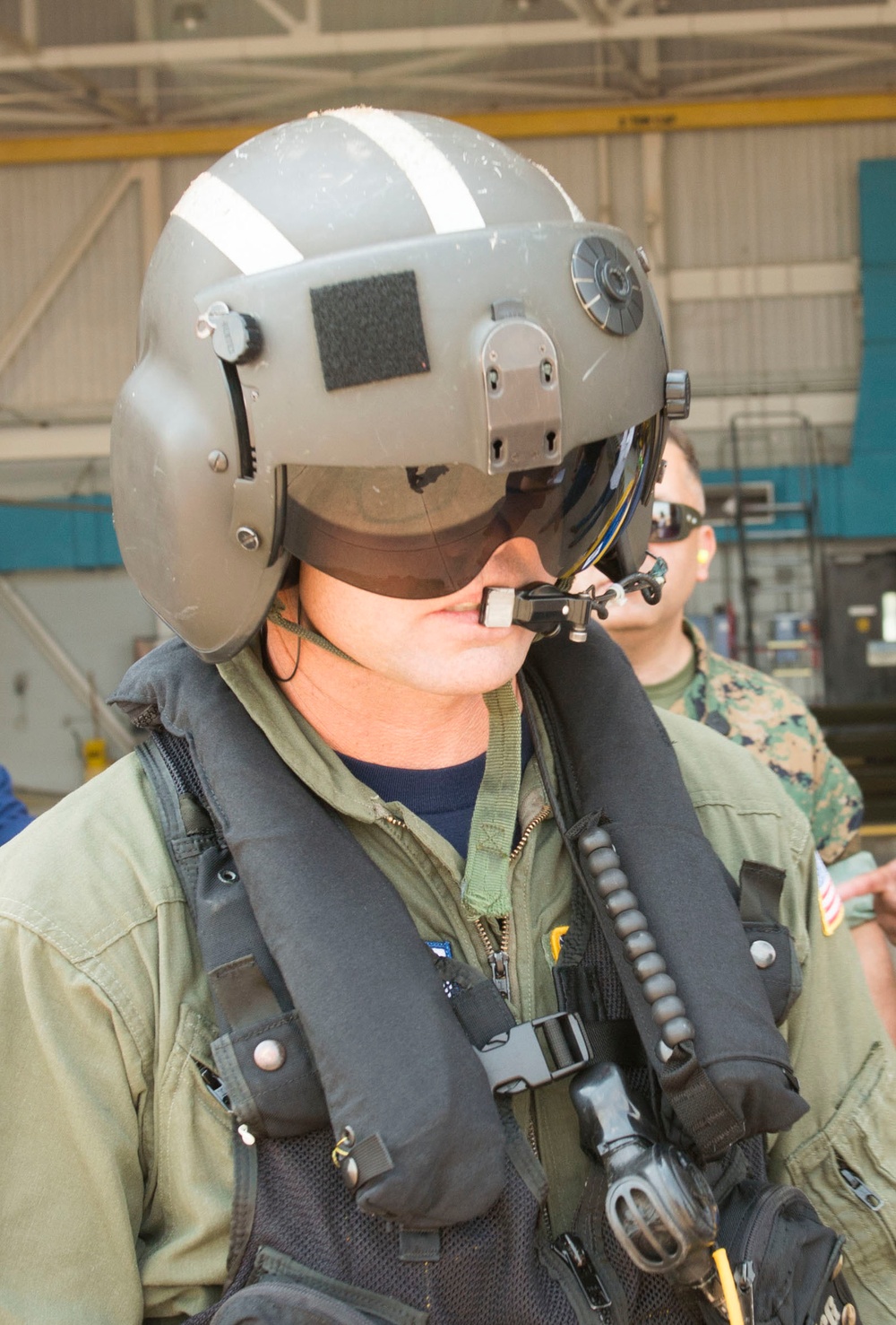 Coast Guard pilot prepares for aerial assessments