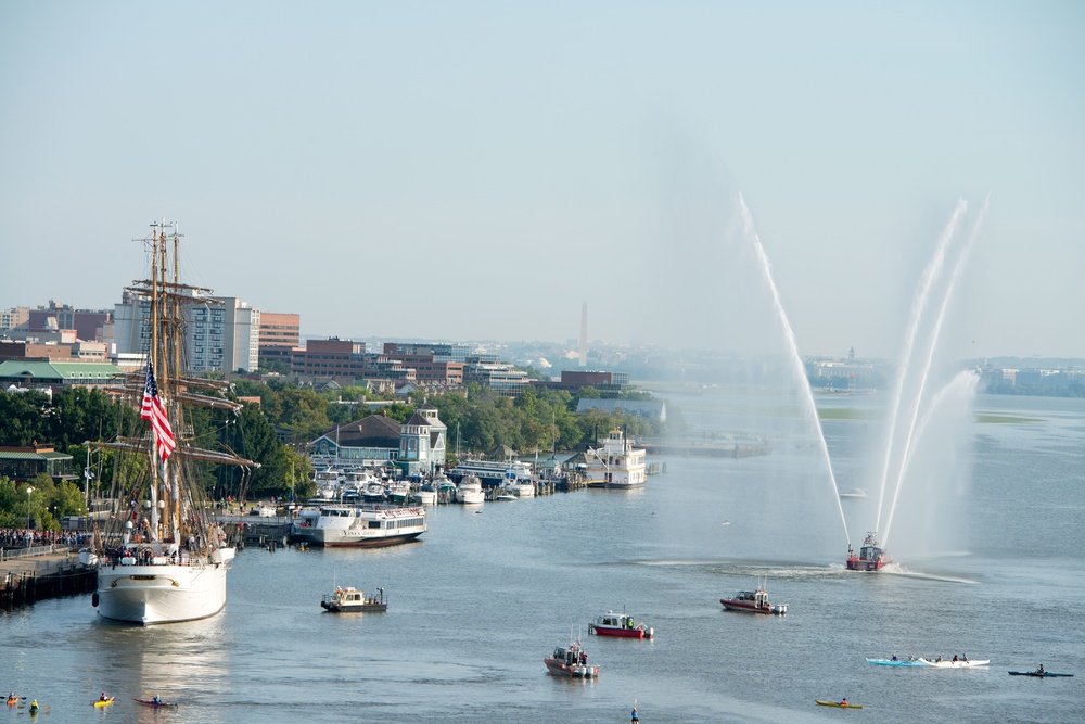 Coast Guard Barque Eagle visits Alexandria, Virginia