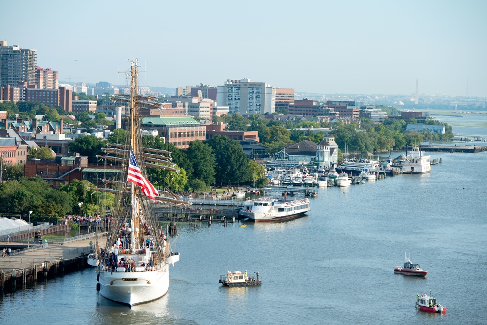 Coast Guard Barque Eagle visits Alexandria, Virginia