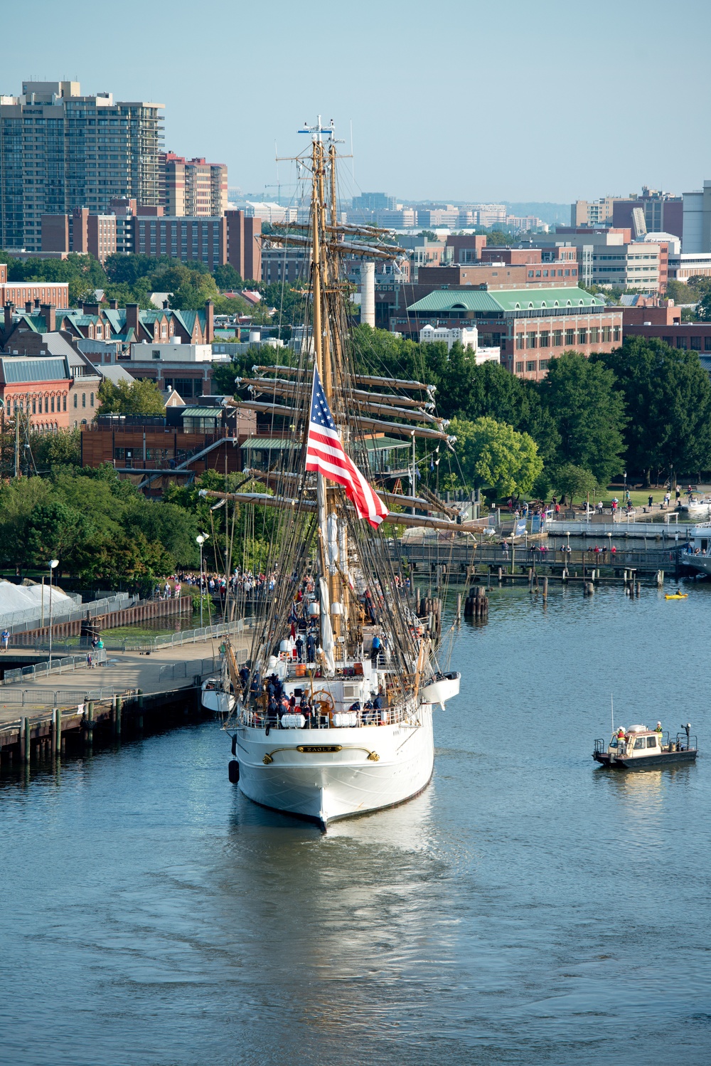 Coast Guard Barque Eagle visits Alexandria, Virginia