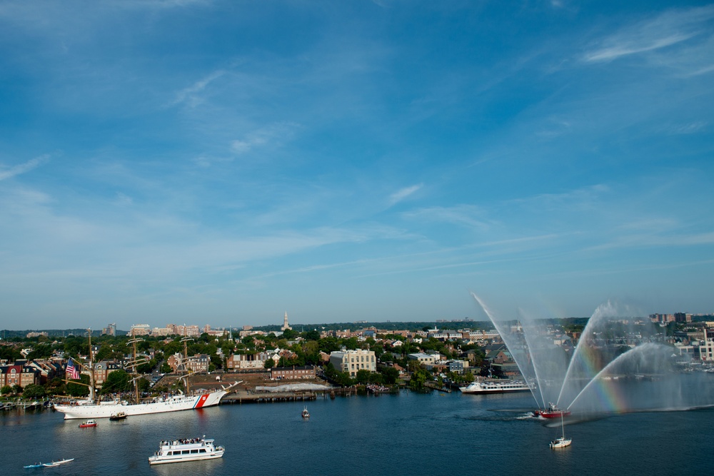 Coast Guard Barque Eagle visits Alexandria, Virginia