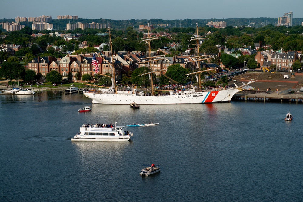 Coast Guard Barque Eagle visits Alexandria, Virginia