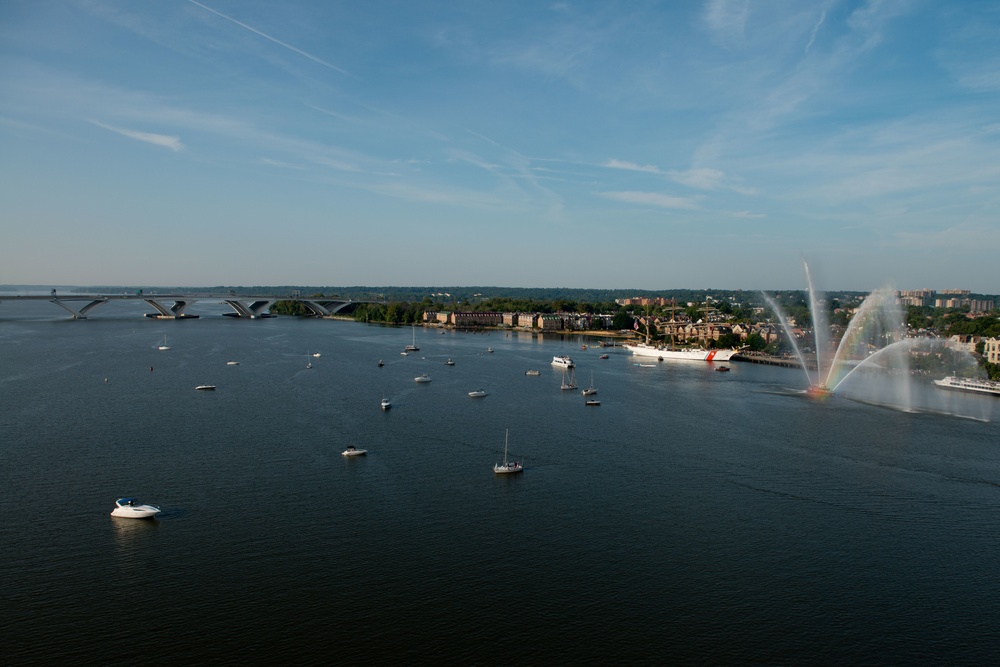 Coast Guard Barque Eagle visits Alexandria, Virginia