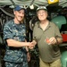 WWII Submarine Veteran tours USS Pasadena during Fleet Week 2017