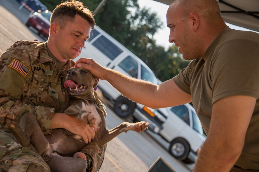 New Member of the 1-124th Cavalry Squadron, Texas Army National Guard