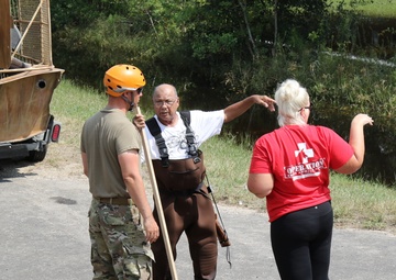 Texas National Guard conducts boat rescue reconnaisance after Hurricane Harvey