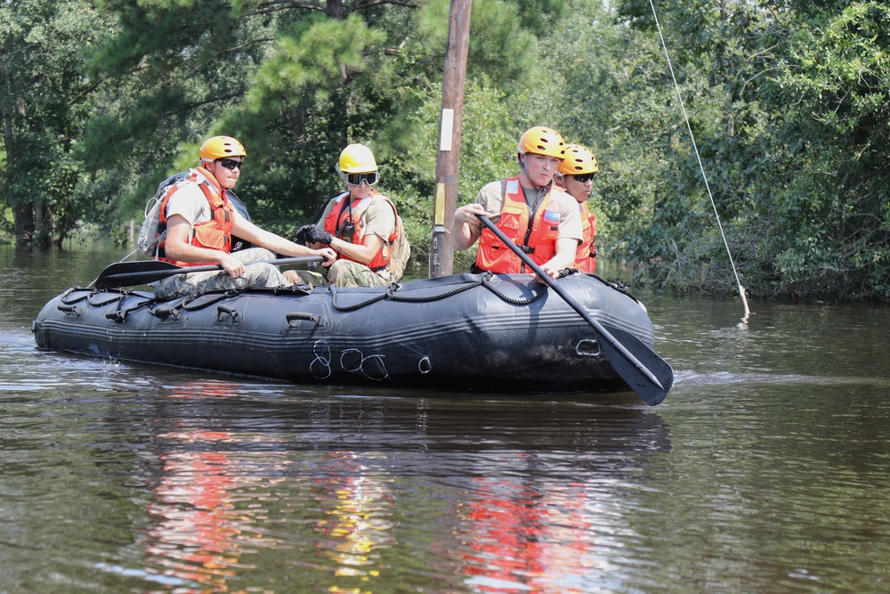 Texas National Guard conducts boat rescue reconnaisance after Hurricane Harvey