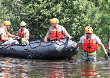 Texas National Guard conducts boat rescue reconnaisance after Hurricane Harvey