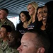 Hurricane Harvey: The Houston Texans Cheerleaders visit Active Duty Soldiers