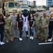 The Houston Texans Cheerleaders visit Active Duty Soldiers