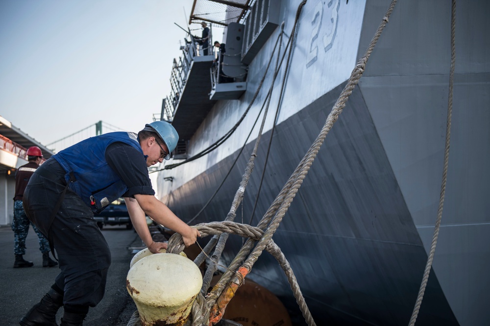 Ships Depart After LA Fleet Week