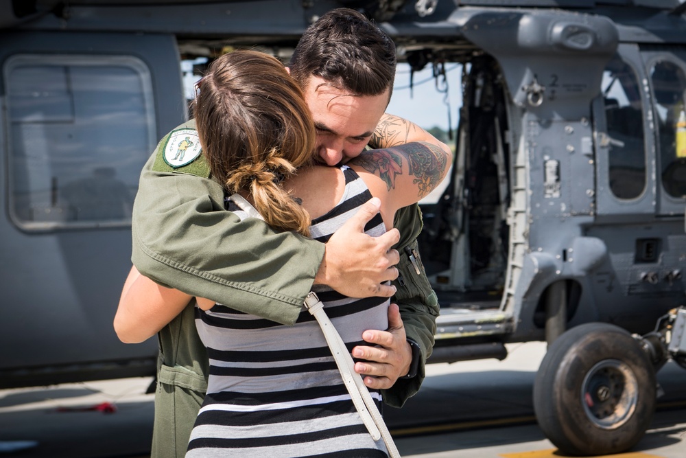 Moody Airmen return from Harvey