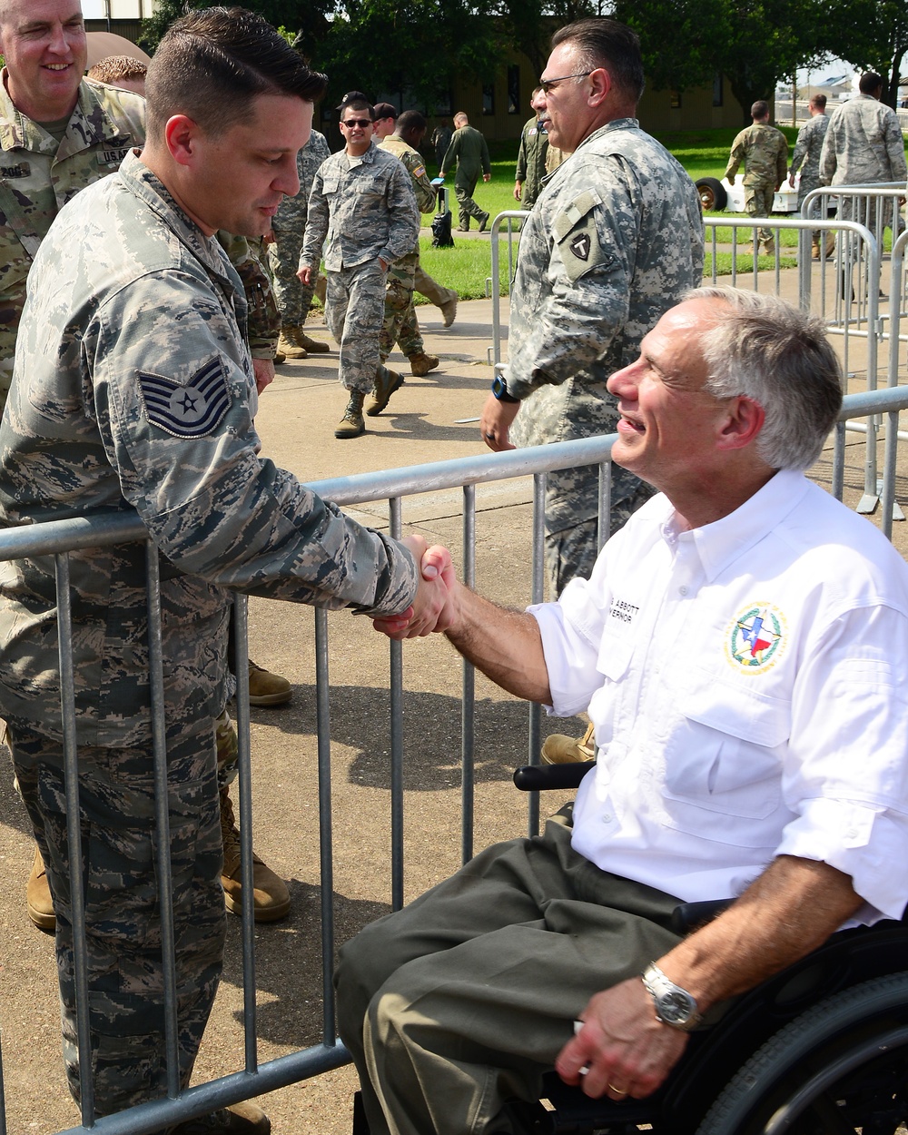 Governor thanks troops