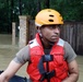 Driving a boat