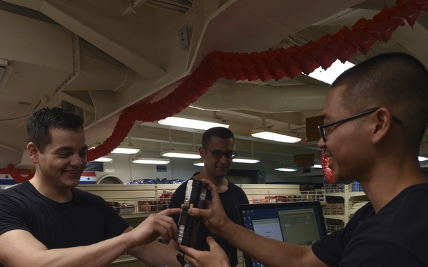 Sailor Buys Shampoo In Ship Store