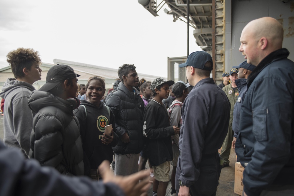 BHR hosts Melbourne Indigenous Transition School for Ship Tour