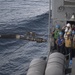 USS Lake Erie (CG 70) recieves fuel