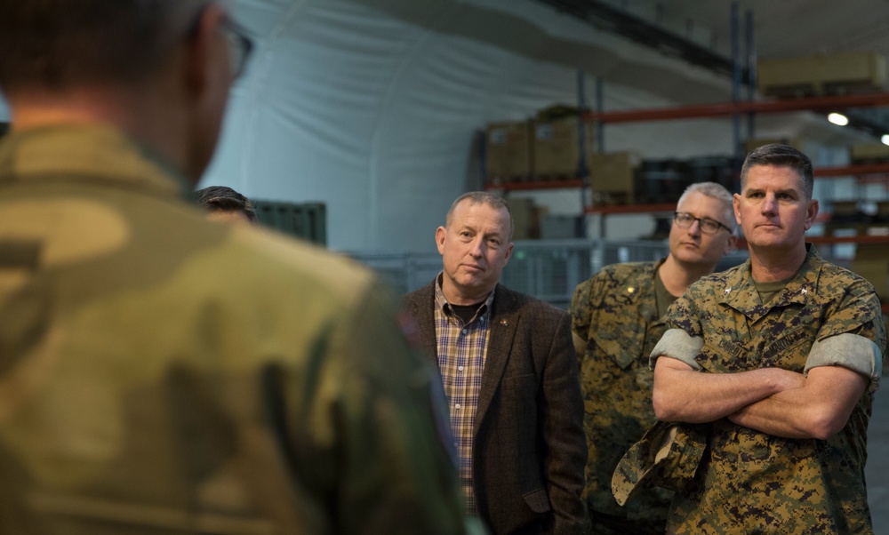 Deputy Commander U.S. Marine Corps Forces Europe &amp; Africa visits caves in Norway