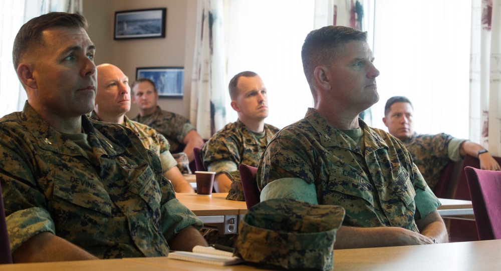 Deputy Commander U.S. Marine Corps Forces Europe &amp; Africa visits caves in Norway