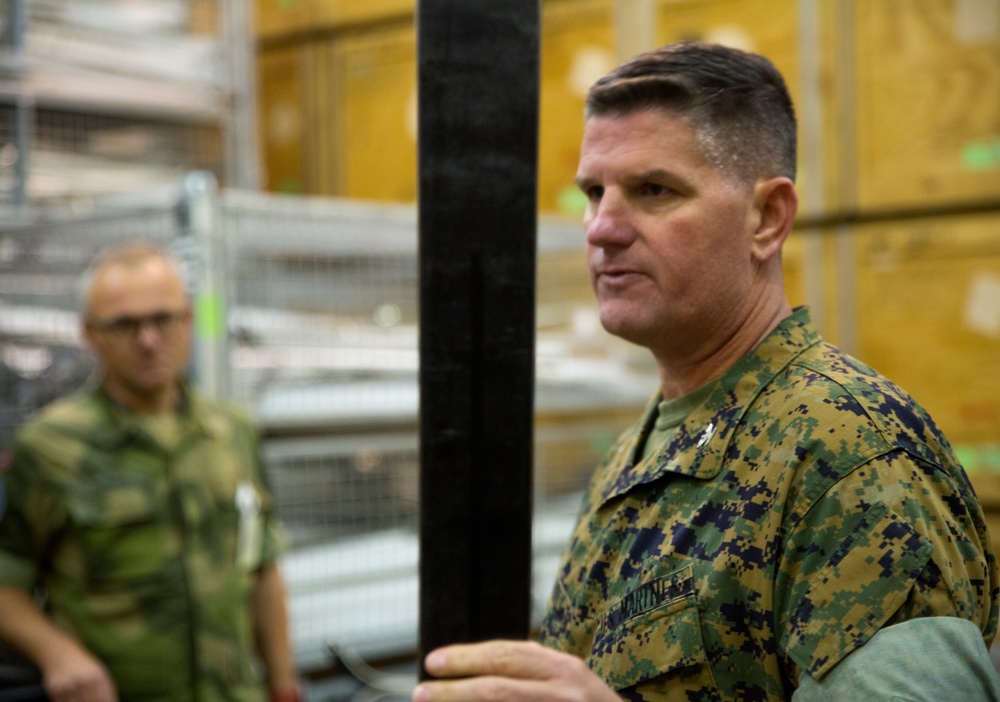 Deputy Commander U.S. Marine Corps Forces Europe &amp; Africa visits caves in Norway