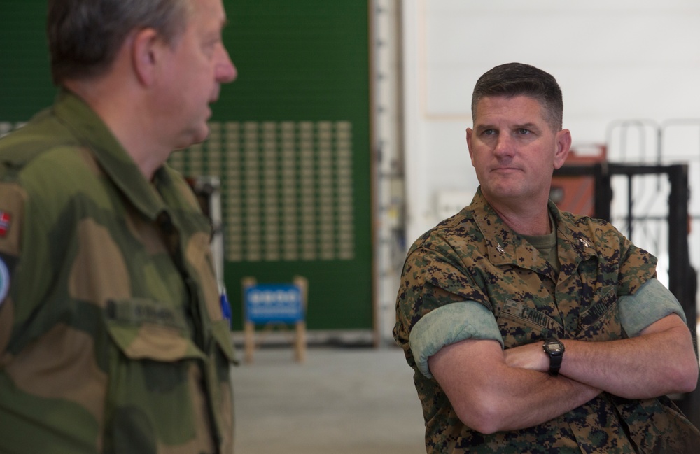 Deputy Commander U.S. Marine Corps Forces Europe &amp; Africa visits caves in Norway