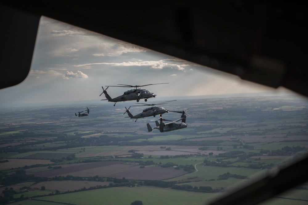 Joint Formation CV-22 and HH-60