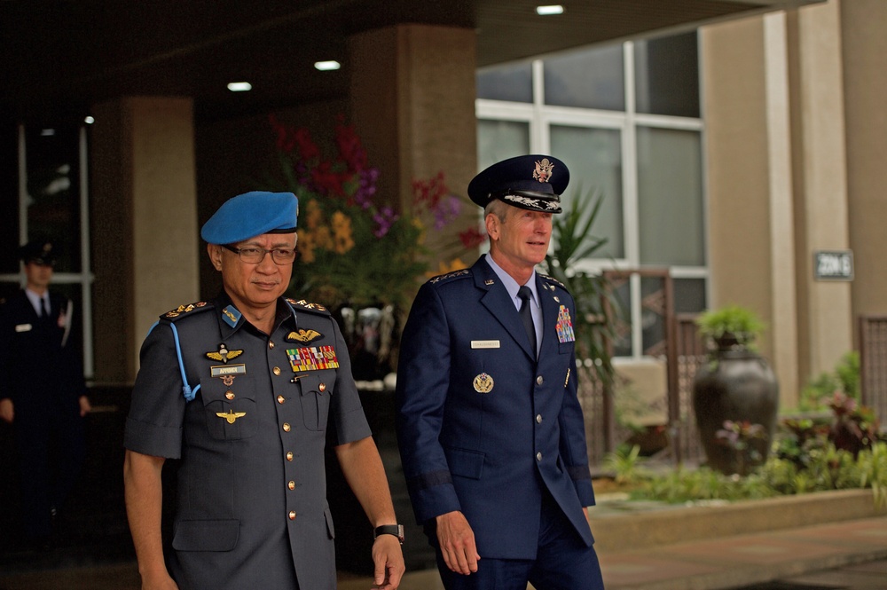 PACAF commander meets with leaders in Malaysia