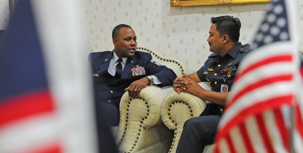 PACAF command chief meets with leaders in Malaysia