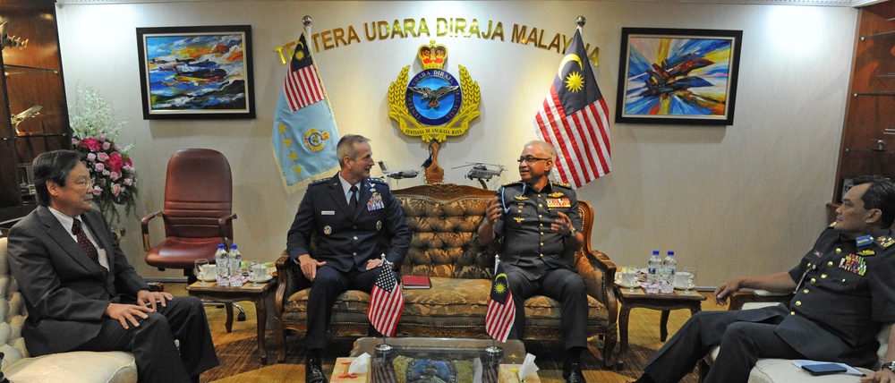 PACAF commander meets with leaders in Malaysia