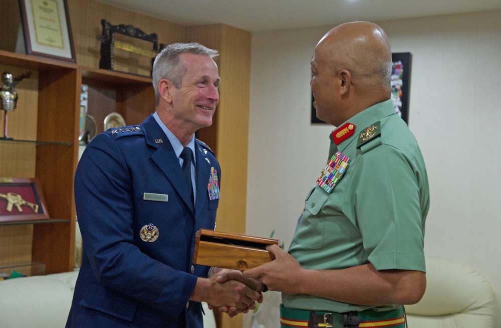 PACAF commander meets with leaders in Malaysia