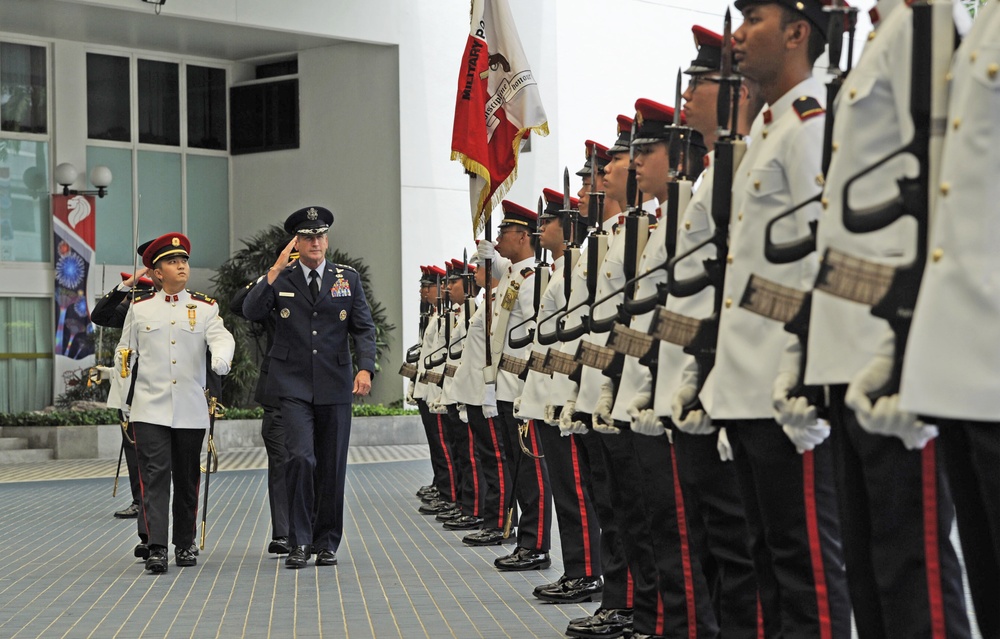 PACAF commander meets with Singapore leaders