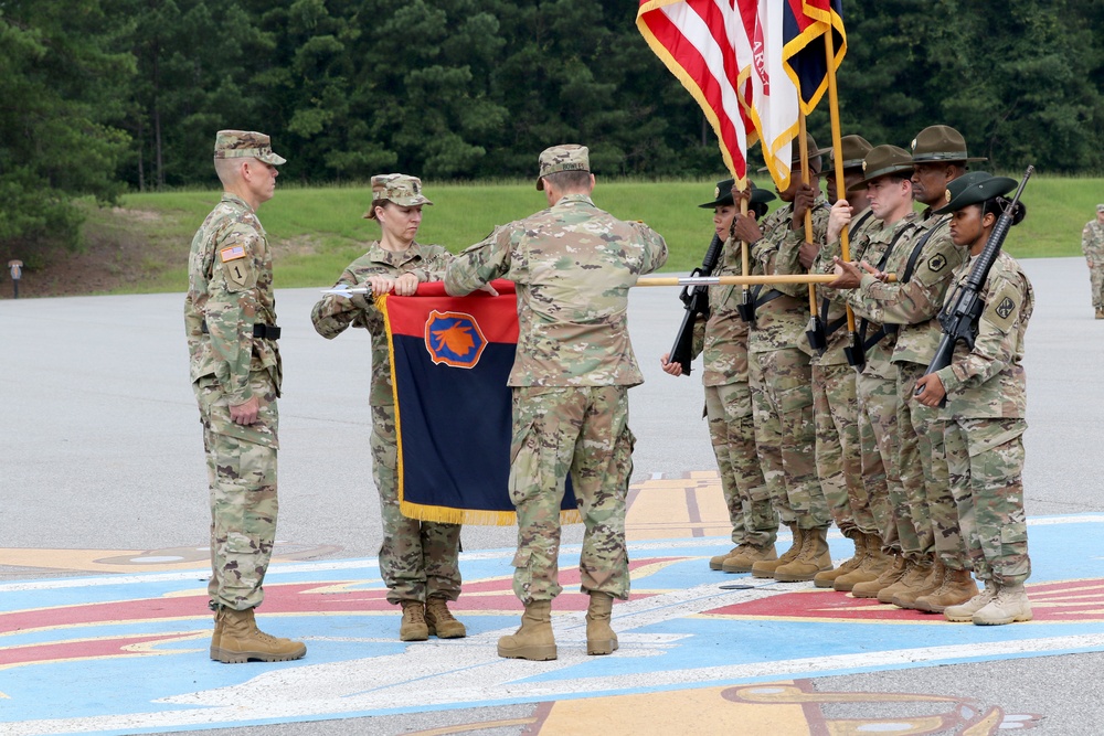 3rd Brigade Cases its Colors