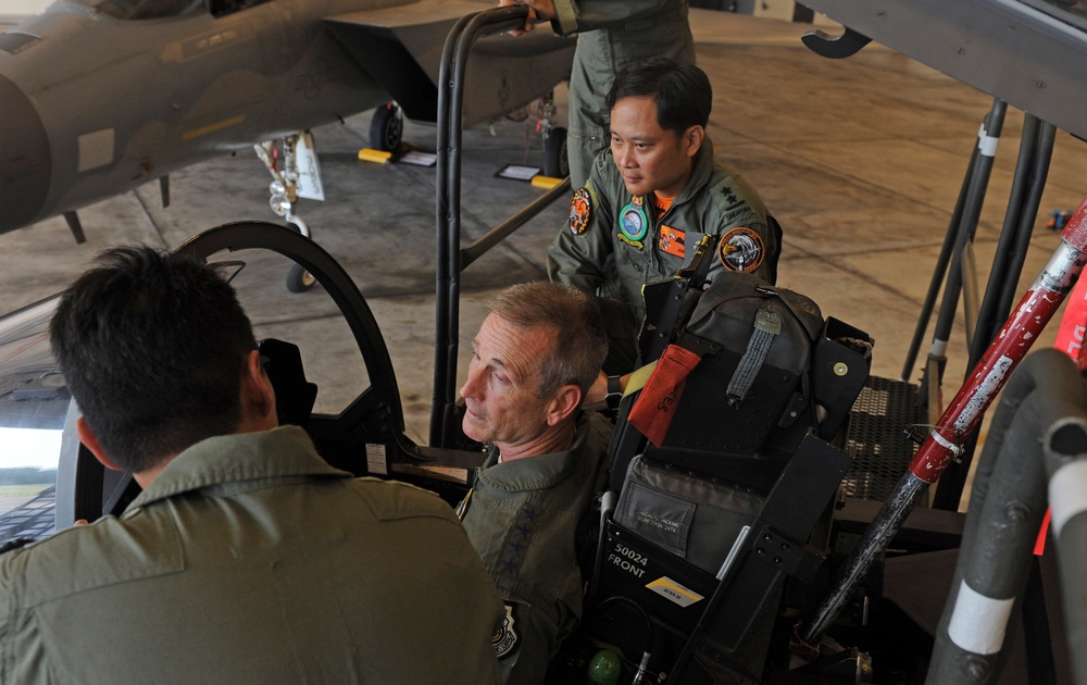 PACAF commander meets with leaders in Singapore