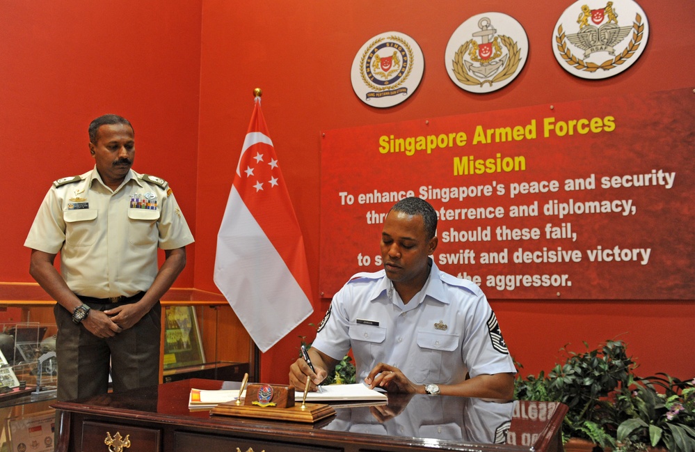 PACAF commander meets with leaders in Singapore