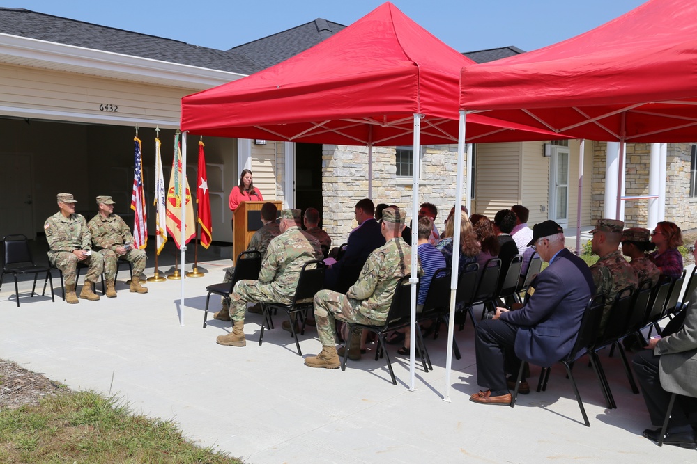 Fort McCoy holds ribbon-cutting ceremony for new homes on installation's South Post