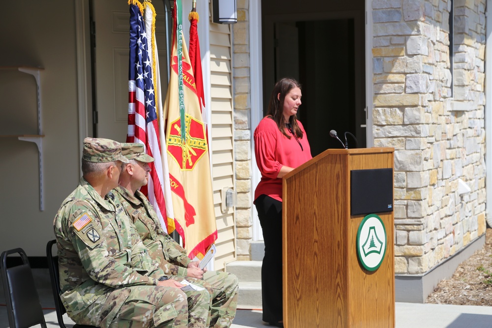 Fort McCoy holds ribbon-cutting ceremony for new homes on installation's South Post