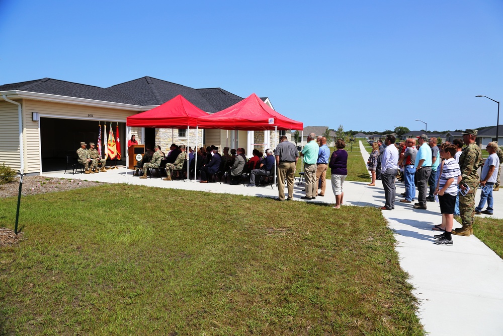 Fort McCoy holds ribbon-cutting ceremony for new homes on installation's South Post