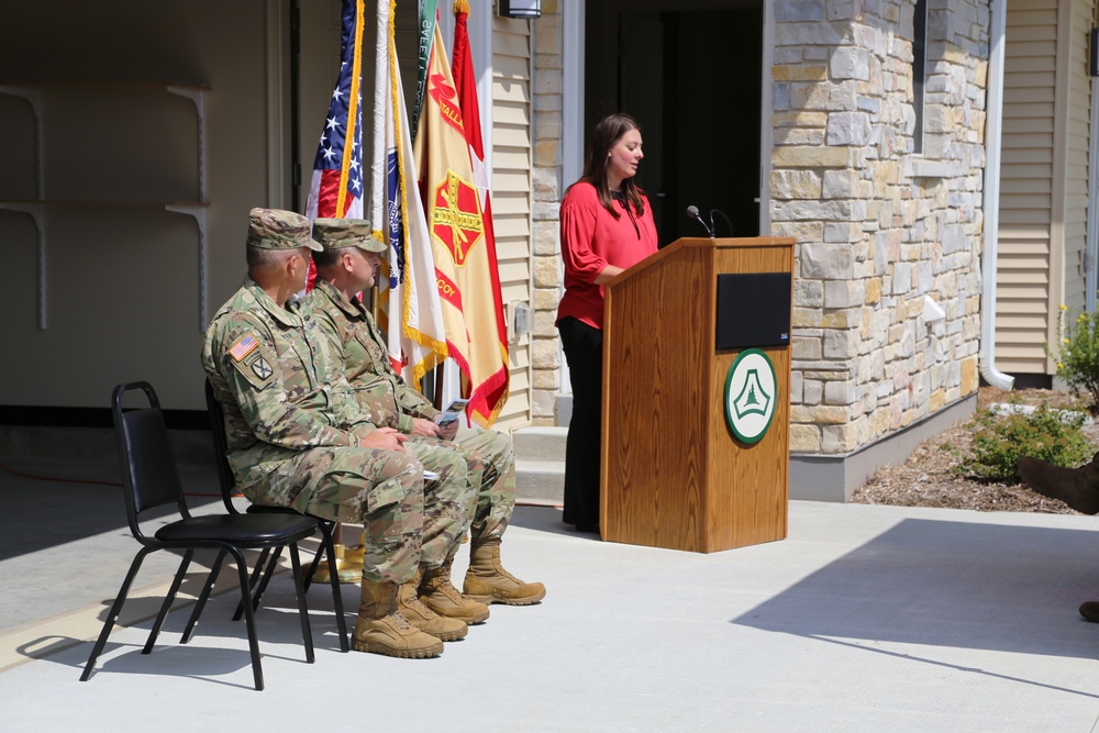 Fort McCoy holds ribbon-cutting ceremony for new homes on installation's South Post