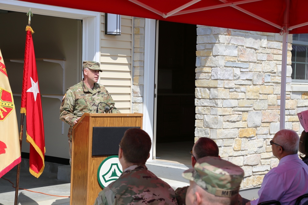 Fort McCoy holds ribbon-cutting ceremony for new homes on installation's South Post