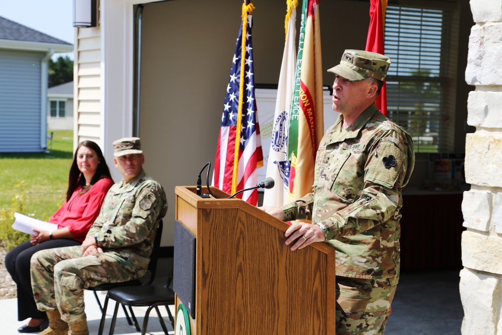 Fort McCoy holds ribbon-cutting ceremony for new homes on installation's South Post