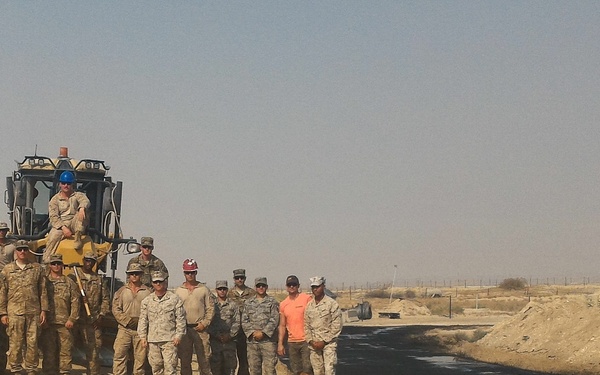 854th Engineers roll out new road surface