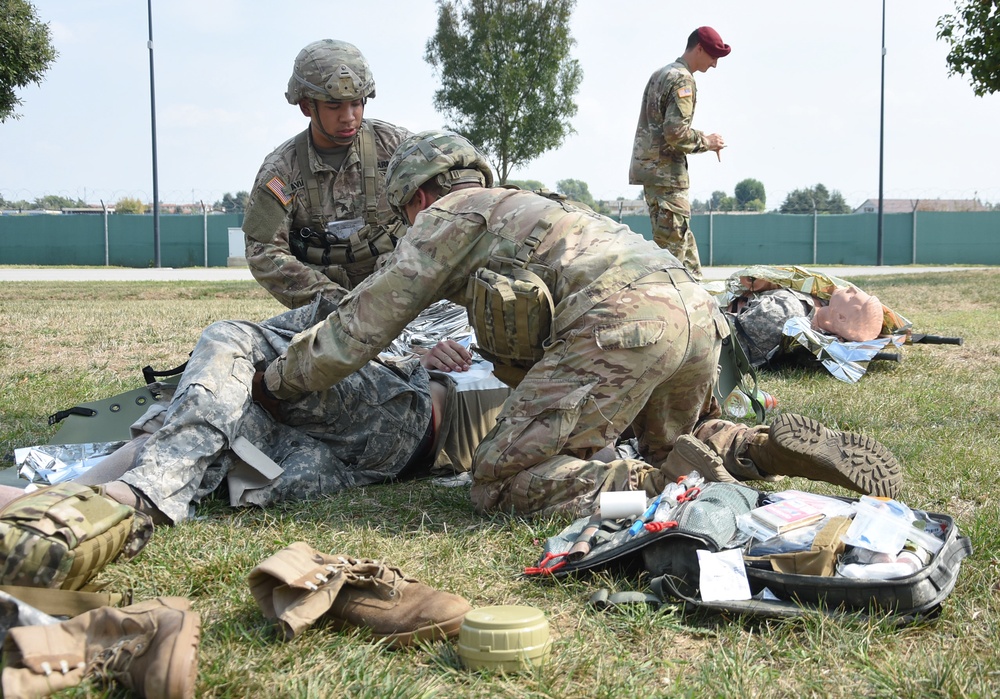 173rd Airborne Brigade Trains For Best Medic Competition