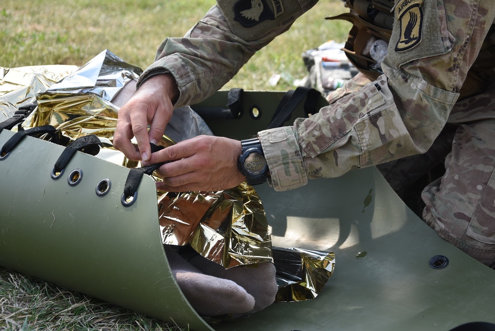 173rd Airborne Brigade Trains For Best Medic Competition