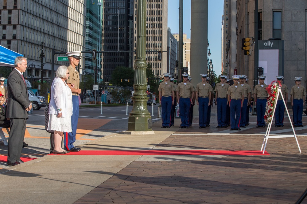 Wreath Laying of Sergeant Brian K. Burgess