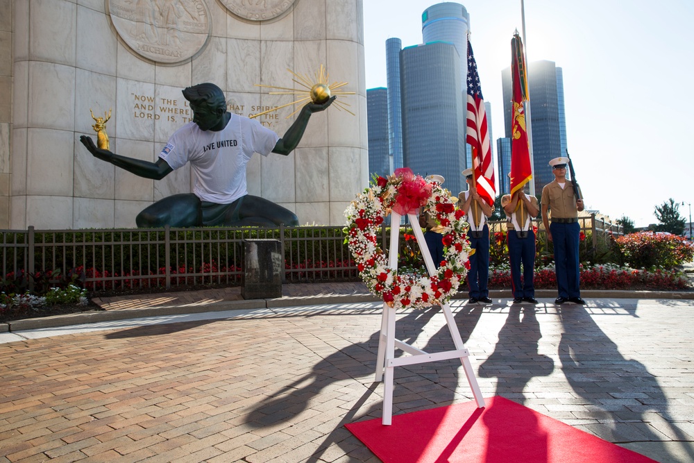 Wreath Laying of Sergeant Brian K. Burgess