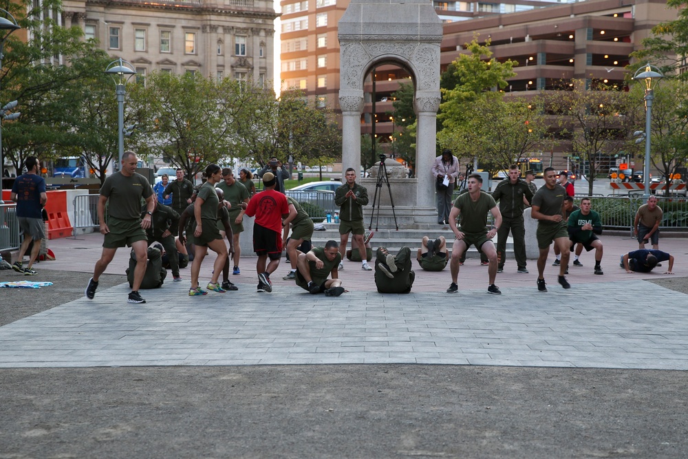 DVIDS - Images - Marine Week Detroit P.T. session [Image 10 of 12]