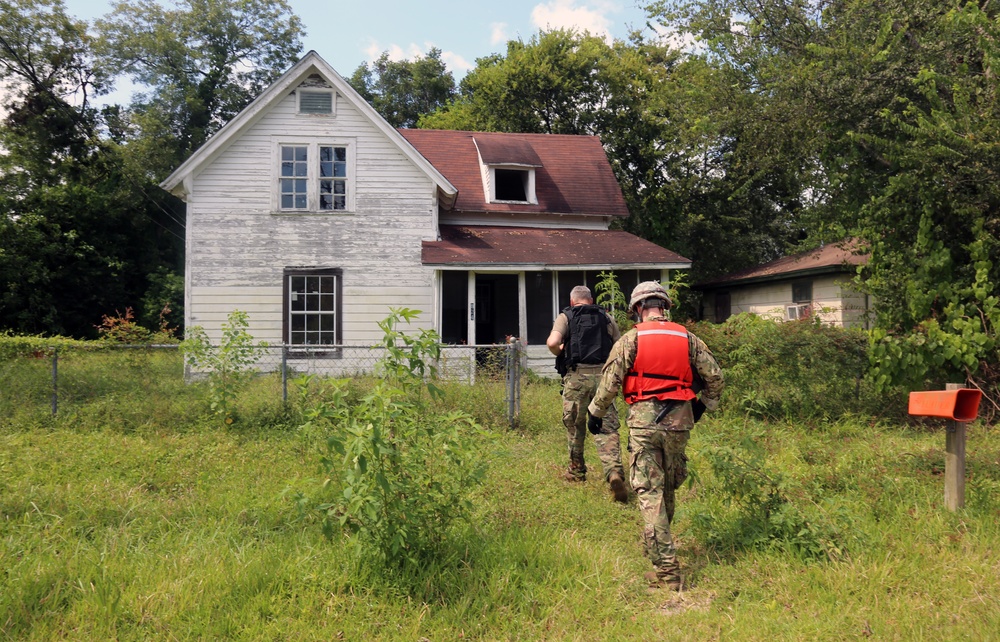 Texas National Guard conduct Health and Welfare Patrols